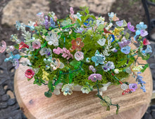 Load image into Gallery viewer, Forever Flower Arrangement in Vintage Metal Bathtub